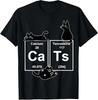 Cat Chemistry Periodic Table Funny Gifts Cat Dad, Cat T-Shirt S-3XL