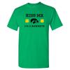 Kiss Me I'm A Hawkeye- Iowa Licensed Short Sleeve T Shirt - Irish Green