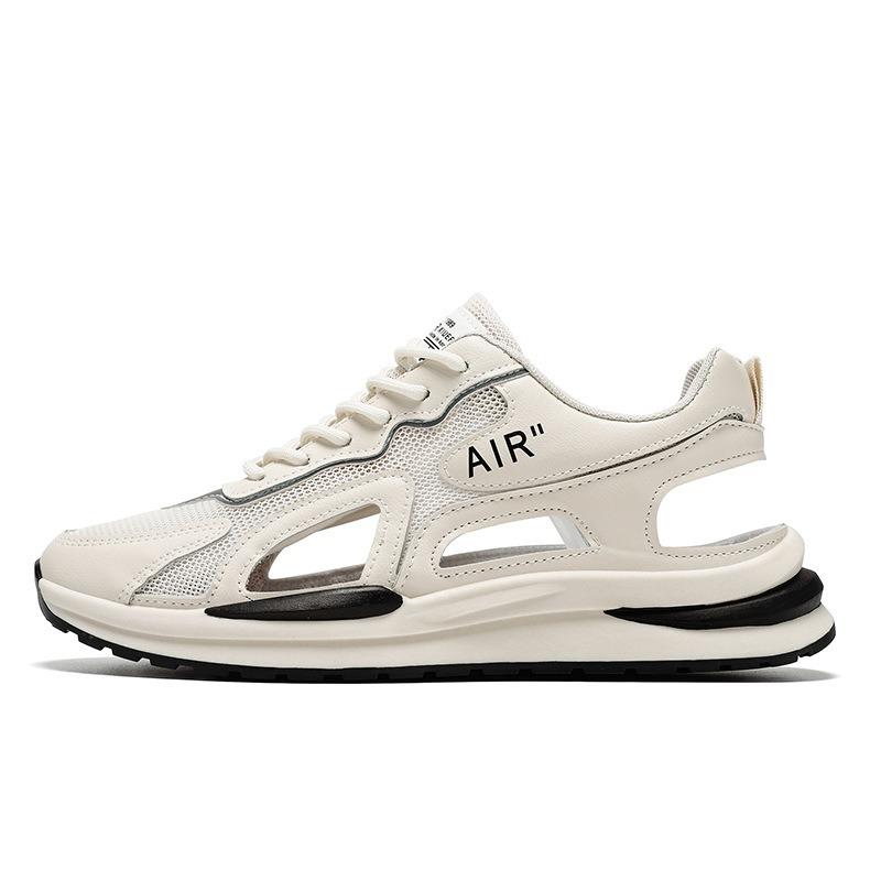 Trend Mens Popular Sandals Summer Hollow Breathable Patchwork Beach Casual Shoes Luxury Male Sneakers Walking Footwear De Hombre