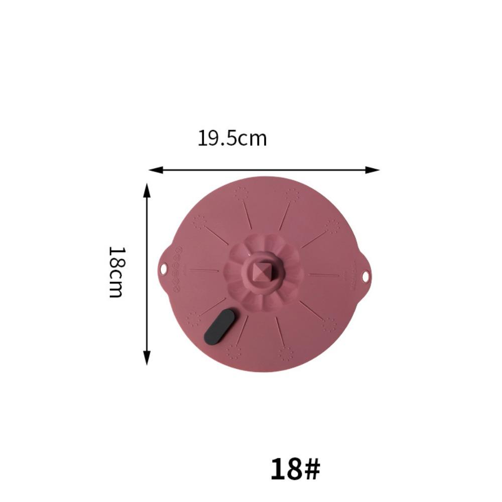 

Силиконовая крышка для сохранения свежести, герметичная крышка, защищающая от проливания, новая крышка для кастрюли, кухонный гаджет Dark Red-18#