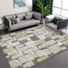 Living Room Coffee Table Carpet Striped Graphic Floor Mat Household Living Room Large-area Laying Soft Floor Mat