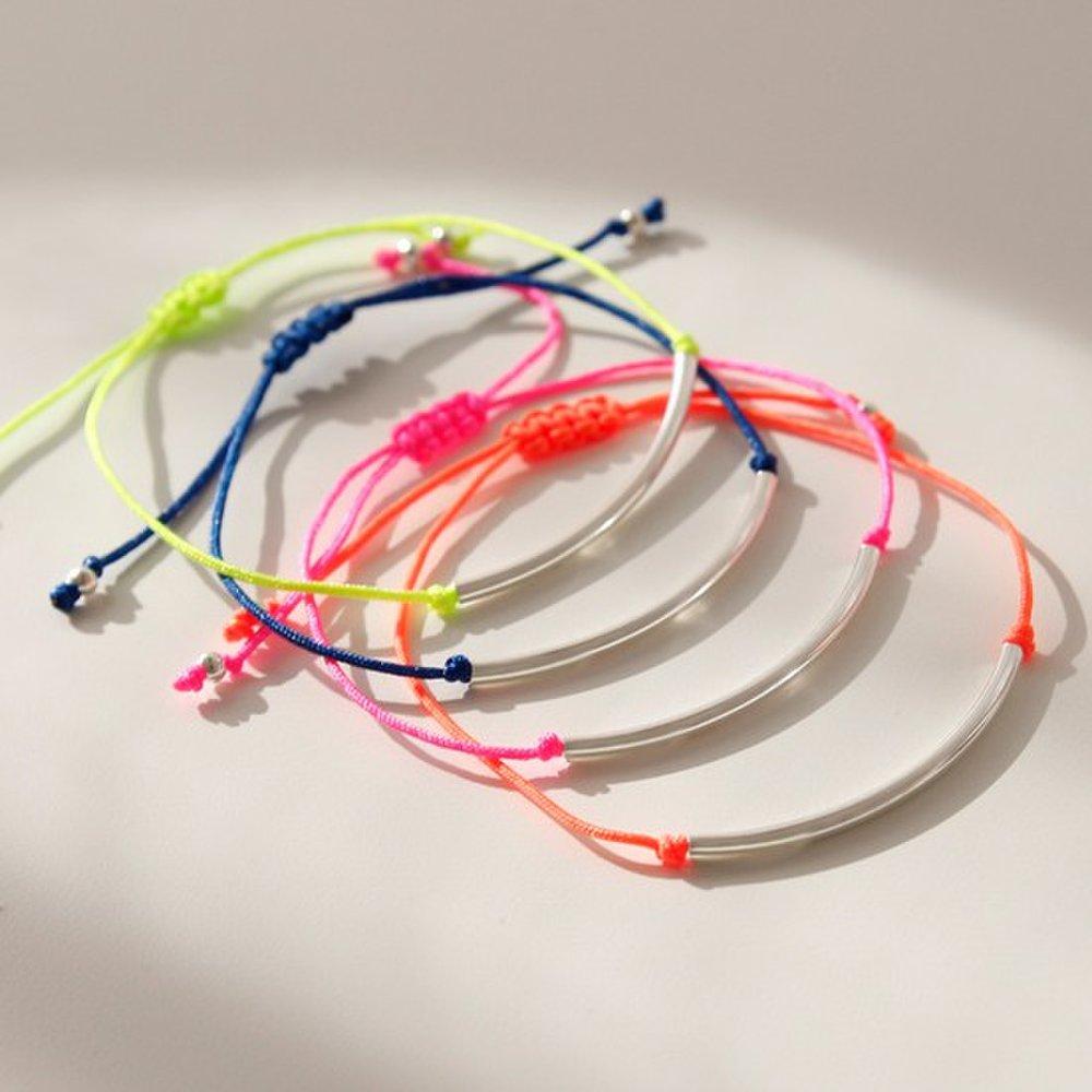 J.Lauren B0879 Vacation Silver Pipe Thread Anklet Bracelet