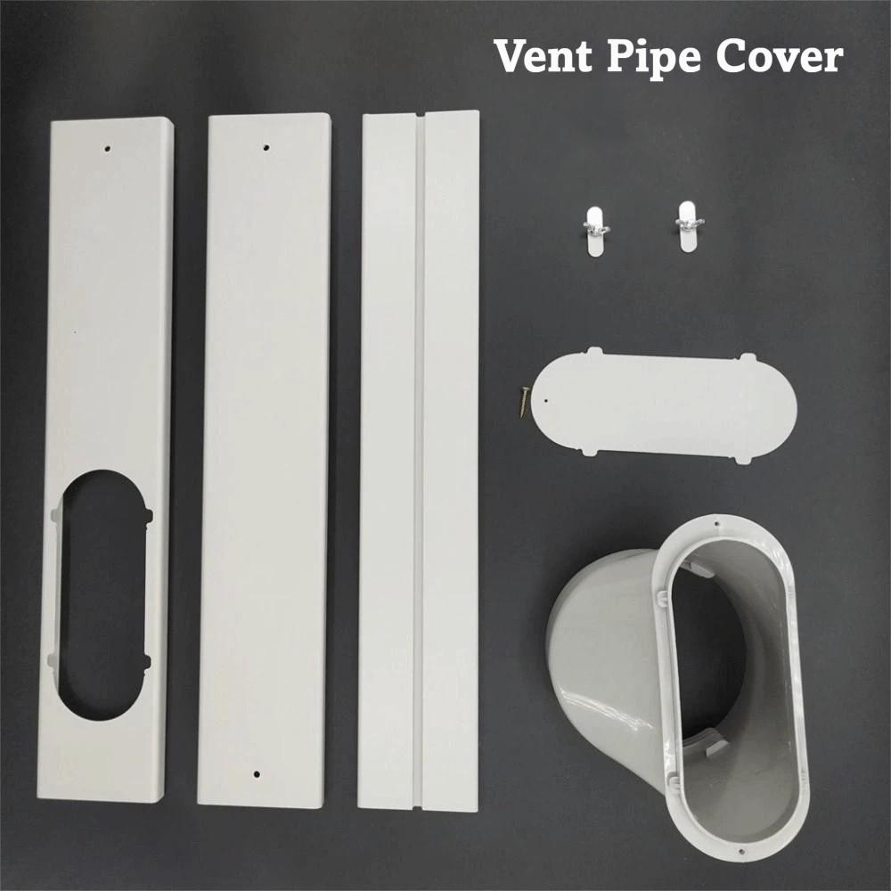 Flexible Portable AC Vent Hose Adjustable Air Connector Adapter Portable Vent Duct Tube Indoor Use