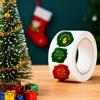 500 Pcs/roll Christmas Envelope Sealing Sticker Adhesive Envelope Sealing Stickers For DIY Craft Lovers Stocking Stuffers Kid