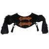 Medieval Leather Collar Shawl with Shoulder Guard , Halloween Medieval Costume, Medieval Shoulder Guard Costume