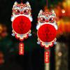 Chinese New Year Red Paper Lantern  2025 Paper Honeycomb LanternsChinese Spring Festival Ornament New Year Hanging Pendants