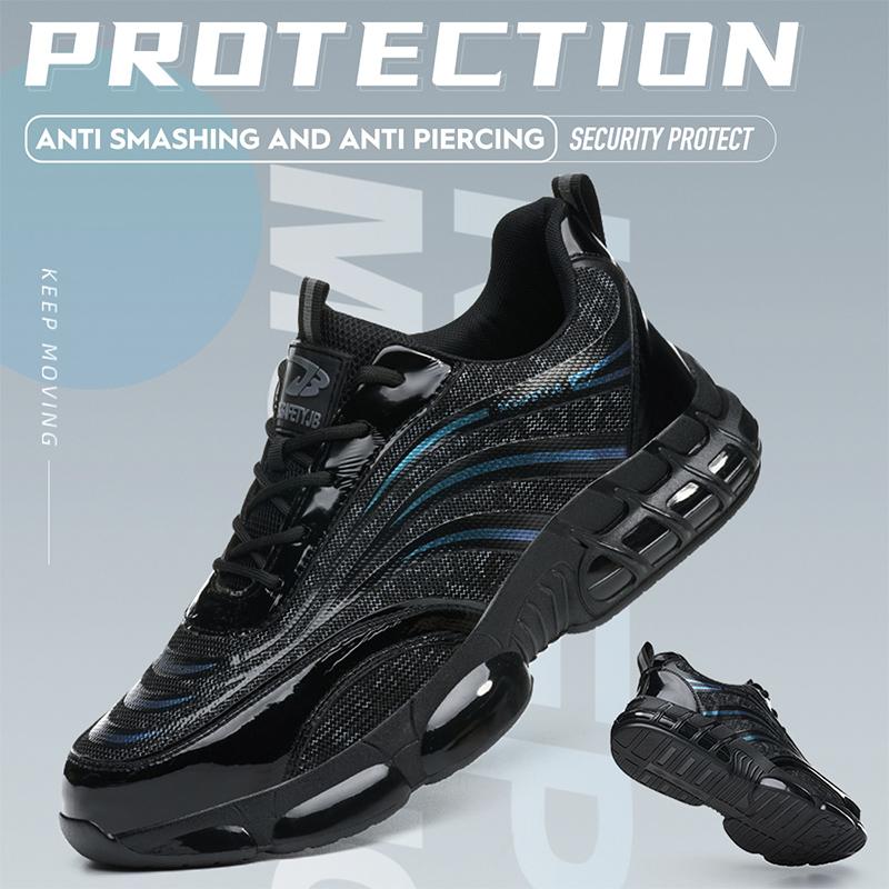 Steel Toe Work Safety Boots Comfortable Safety Man Shoes Industrial Safety Shoes Men for Work Light Weight Sneakers for Work