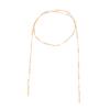 Ingemark Vintage Imitation Perlen Kristall Halsketten Damen Trendy Elegant Goldfarbe Metall Pullover Lange Kette Neujahr Schmuck