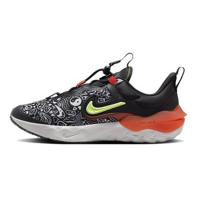 נעלי סניקרס לילדים Run Flow JP GS Doodles שחור פיקנטי-אדום פסגה-לבן DV3106-001