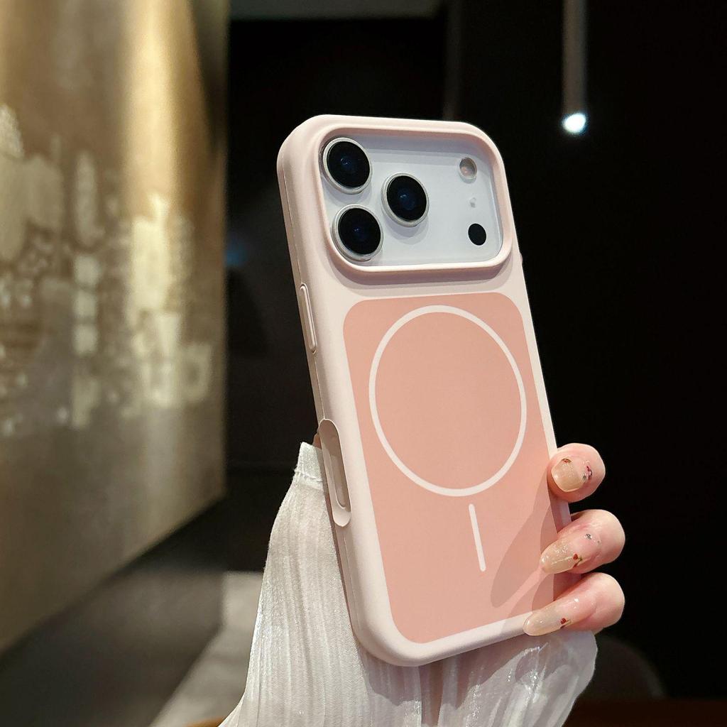 Women's Full Coverage Liquid Silicone Magnetic Case for Apple iPhone 17 Pro Max with Drop Protection