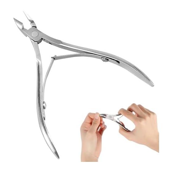 Professional Stainless Steel Cuticle Nail Care Nippers for Trimming Dead Skin Nail Care Nippers Hangnails Cuticle Nippers Cuticles Nails Nail Care