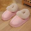 Winter Women Warm Plush Slippers Female Thick-soled Indoor Furry Shoes Men Outdoor Fashion Non-slip Slides Couples Cute Boots