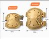 Camouflage Tactical Knee Pad Elbow CS Military Protector Army Airsoft Outdoor Sport Hunting Elbowpad Safety Gear Protective Pads