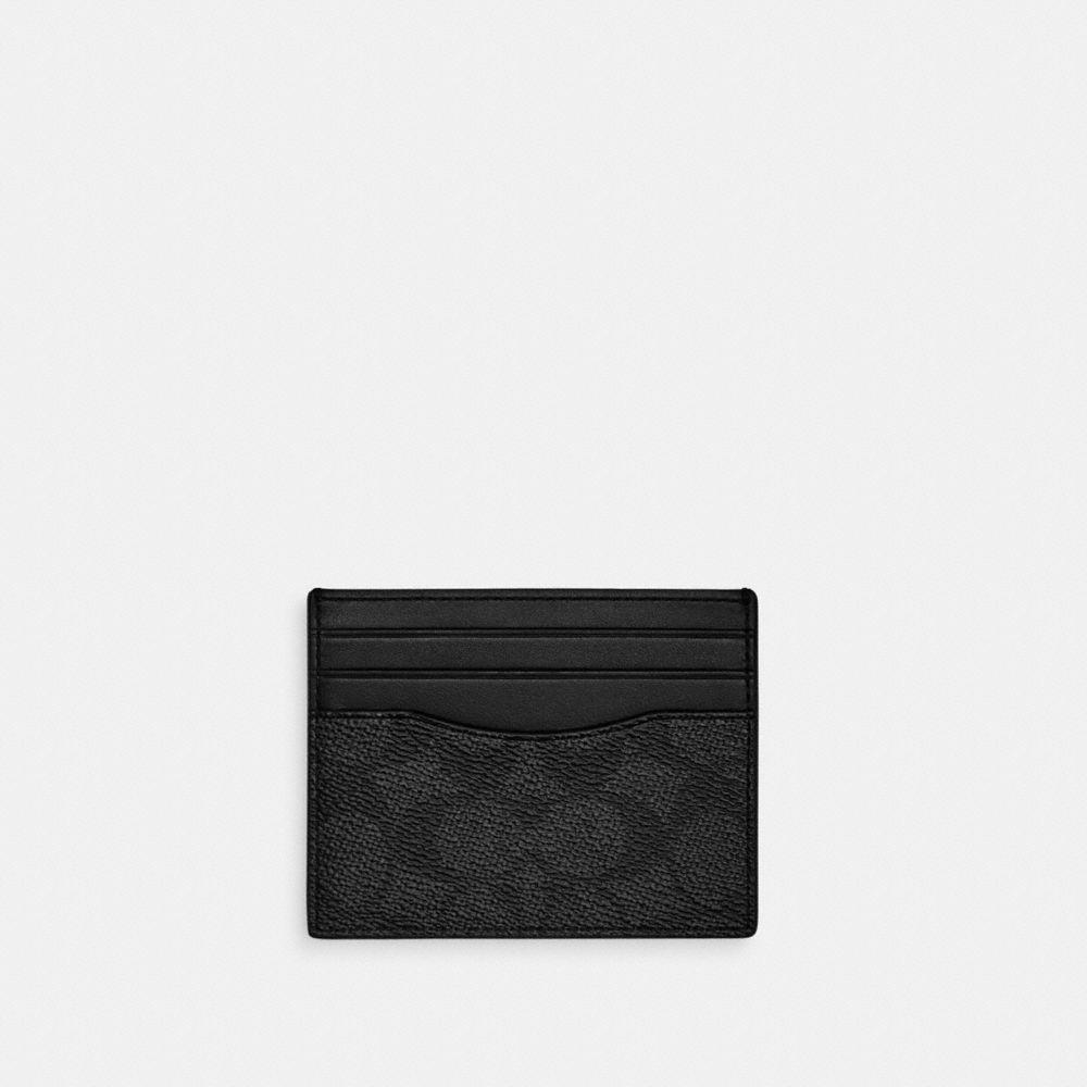 Coach Card Case In Signature Canvas