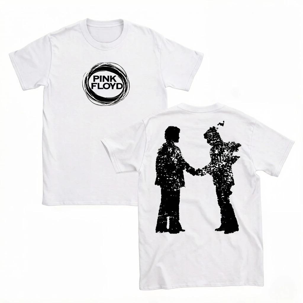 Pink Floyd YK Psychedelisches Album Grafik T-Shirt Unisex HipHop Streetwear Reine Baumwolle Sommer Kurzarm T-Shirts