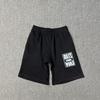 Corteiz Streetwear Short Pants Men Women Alcatraz Ship Print Loose Fit Cotton Shorts