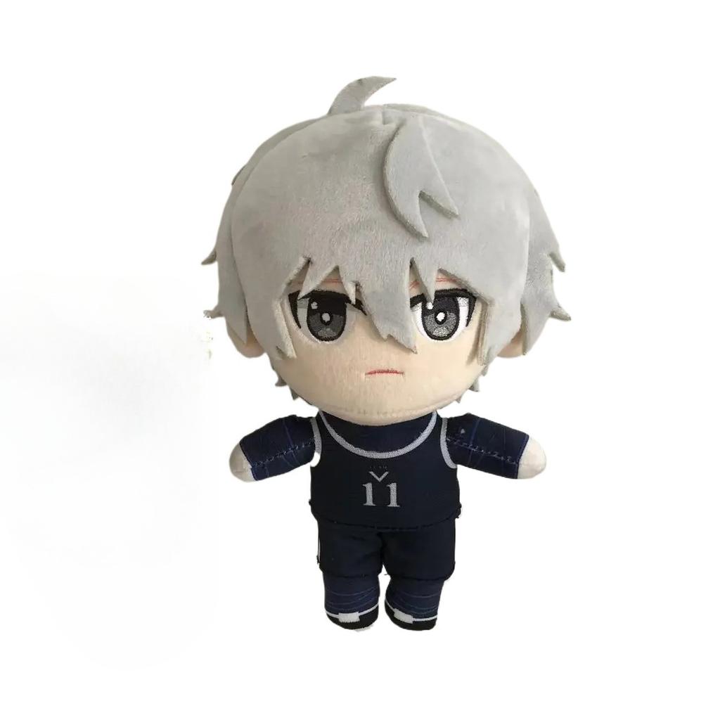 20cm Anime BLUE LOCK Plush Dolls Soft Stuffed Seishiro Nagi Plush Toys Cute Pillow Reo Mikage Dolls Kids Fans Gift