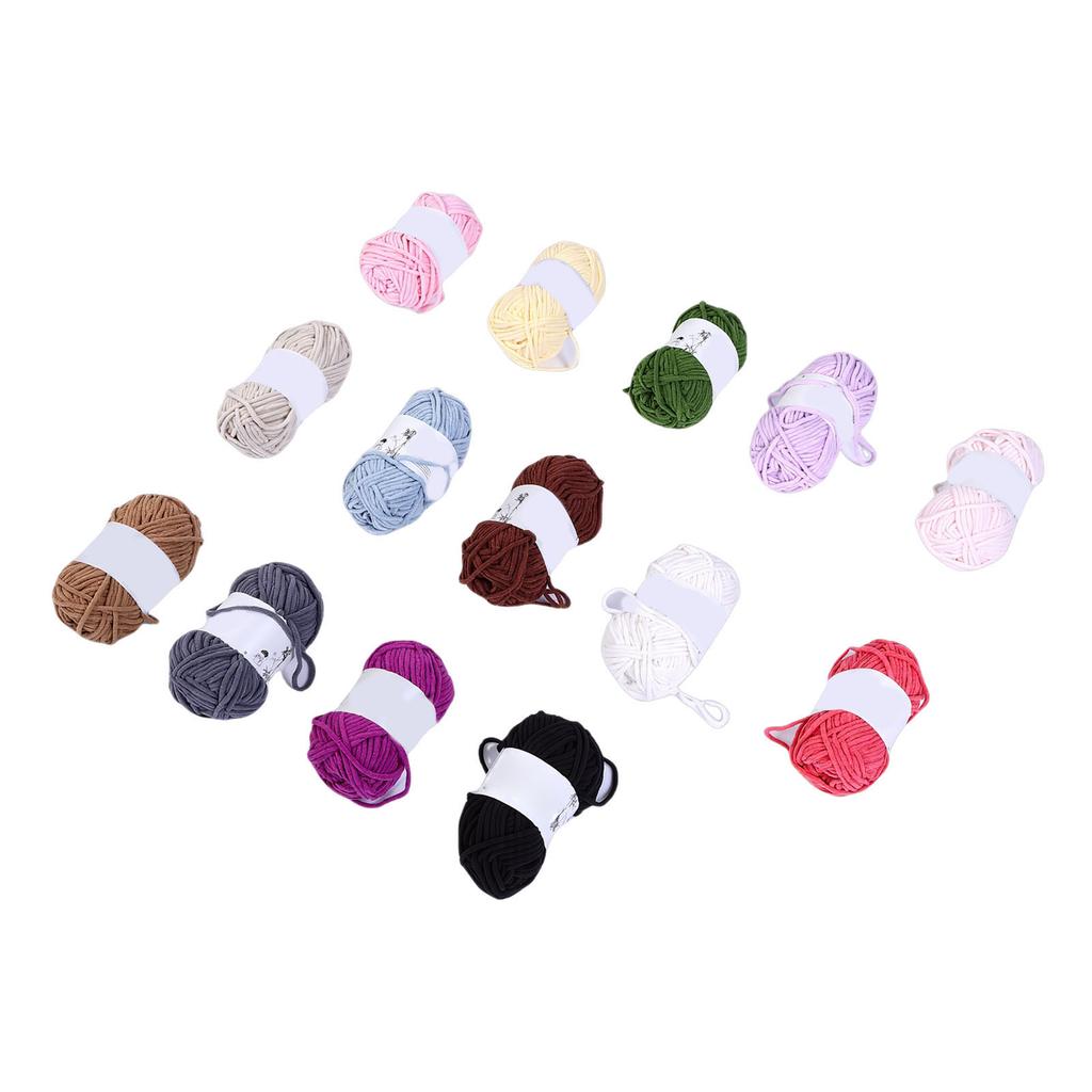 14Pcs Chunky Yarn for Crocheting Hand Knitting Arm Knitting Jumbo Chenille Yarn Bulky Soft Plush Thick Fuzzy