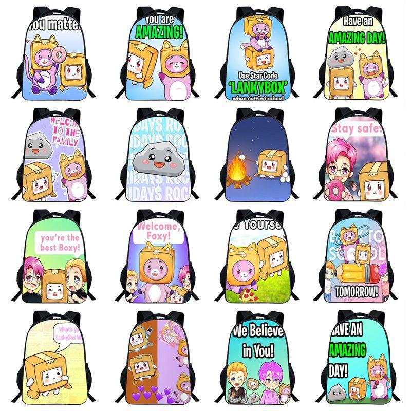 Lankybox Rucksack Cartoon Schultasche Für Kinder Mit Verstellbaren Gepolsterten Trägern Und Stilvollem Design