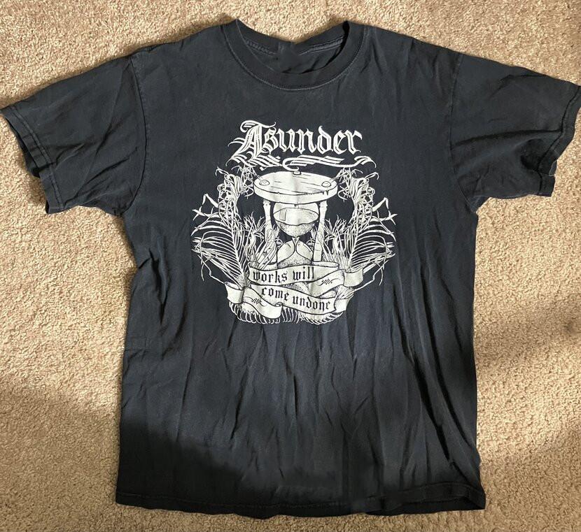 Asunder Works Will Come Undone Black S5XL Unisex Tshirt S001 Unisex T-Shirt S