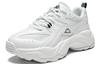 Men's Sneakers Kappa Back to Back Low top Chunky Sneakers Unisex White Black
