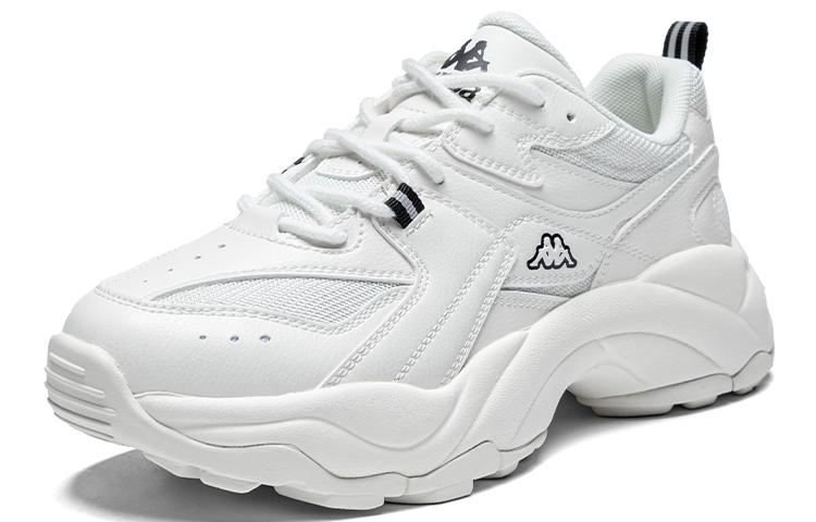 Men's Sneakers Kappa Back to Back Low top Chunky Sneakers Unisex White Black