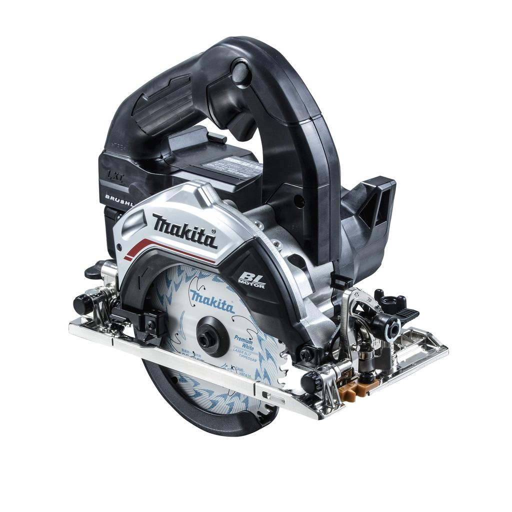 Makita 125mm Cordless Circular Saw 18V Includes 2 and Case HS474DRGXB (Black) 6Ah, Batteries, Charger,