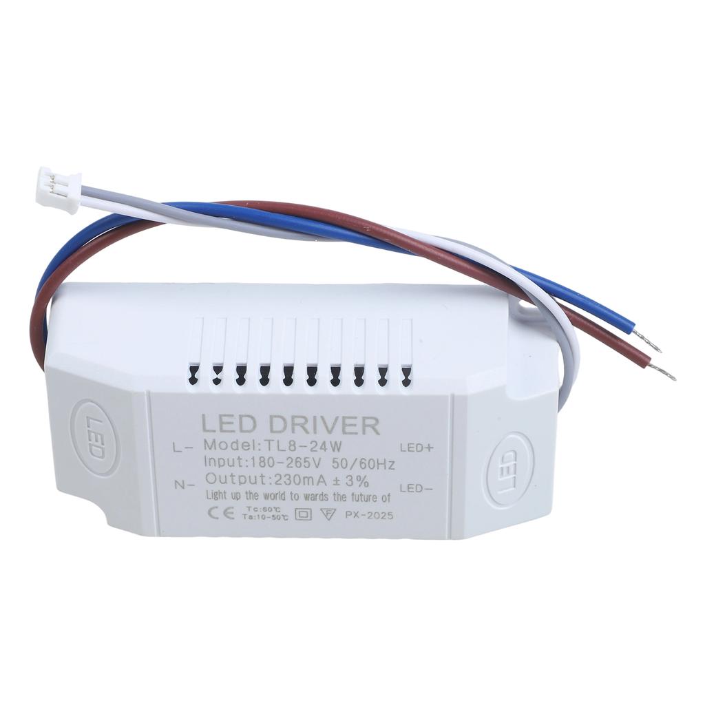 Safety Regulations Wide Pressure Large Plate LED Driver Electronic Transformer Two-position 8-24W DC90-140V240mA