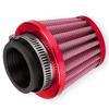 CHASO Power Filter Air Filter 35mm Motorcycle Scooter Moped Stainless Steel Mesh Air Color Red Red