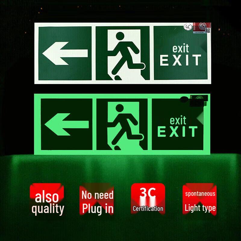 Fire Safety Exit Signs & Emergency Lights