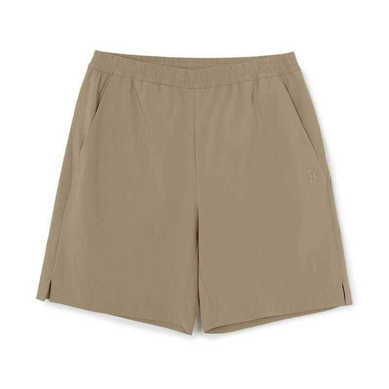 MLB Boston Red Sox SS26 Solid Color Elastic Waist Five-Point Quick-Dry Loose Lightweight Casual Shorts Unisex shorts 3ASMB0563-43BGD