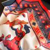 Foulard Quadrato in Seta Satinata con Stampa di Lusso per Donna Sciarpa con Disegno di Cavallo Hijab Foulard da Collo Nastro per Capelli Fascia per Capelli Fascia Avvolgente Bandana