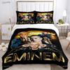 Eminem Hip-hop Singer Bedding Set Single Twin Full Queen King Size Polyester Bedroom Duvet Cover Aldult Kids Quilt Cover Set