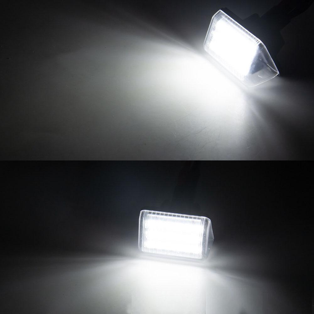 1Pair LED License Plate Light 13061970 For Mazda6 Sedan 2002-2008