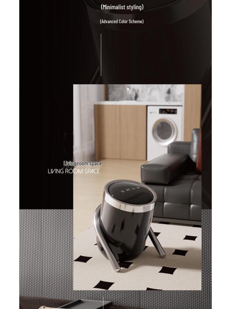 Nouvelle poubelle inclinée Luxe - Minimaliste moderne pour le salon, la chambre à coucher, la salle de bain, la cuisine.