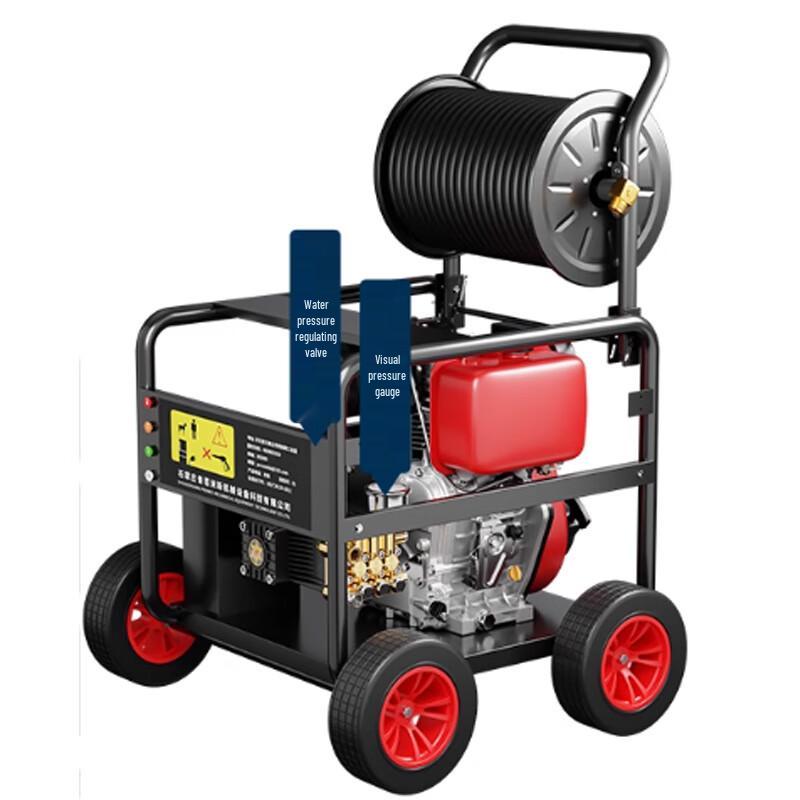 High-Pressure Electric Pipeline Drain Cleaner 50-100mm Pipe Diameter