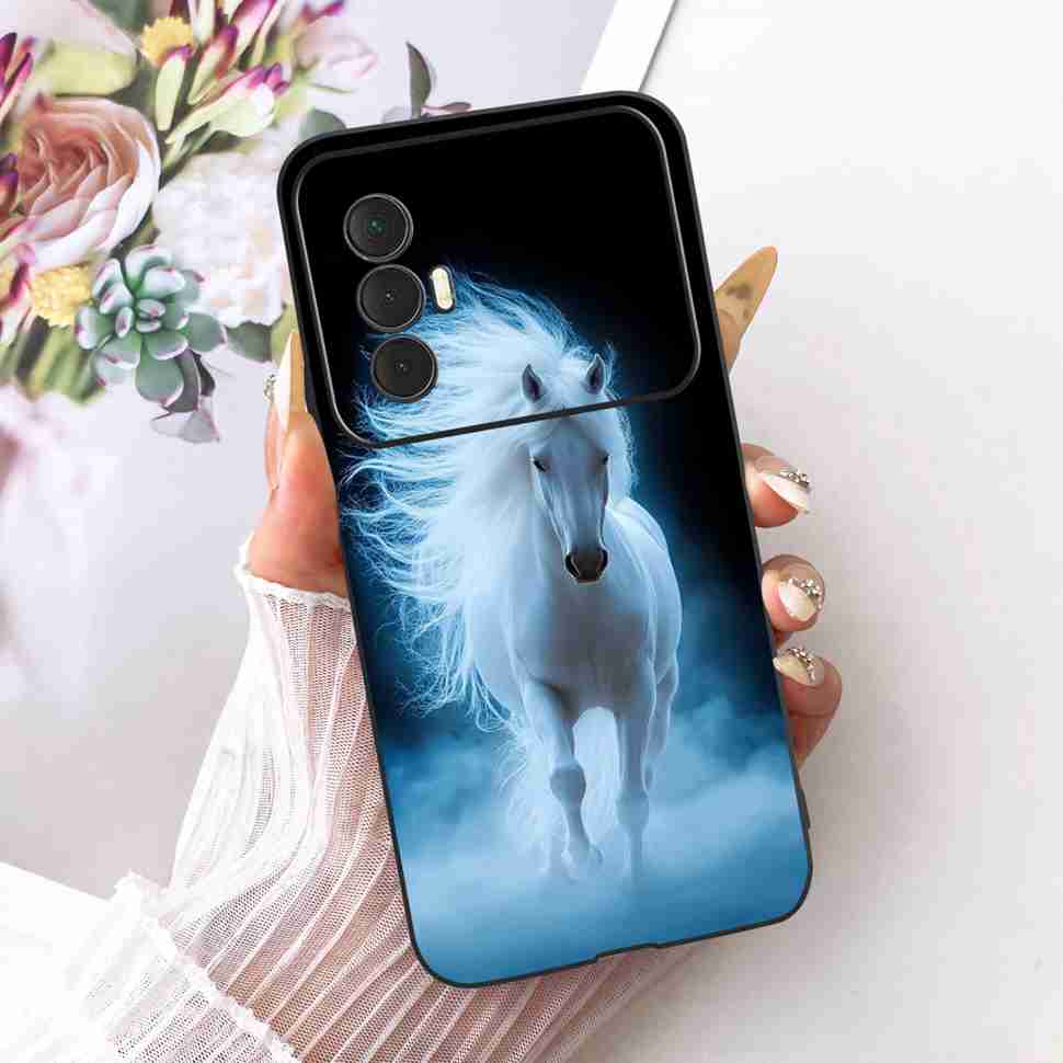 For Tecno Spark 8 Pro KG8 Casing Lovely Cartoon Protection Phone Case For Tecno Spark 8 Spark8 KG6 Soft TPU Silicon Cover