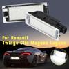 License Plate Light Lamp 12-30V18-SMD For Smart Fortwo 453 Coupe C453 Cabriolet A453 Auto Car Durable