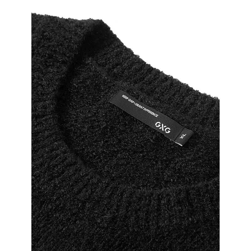 GXG Men's Embroidered Crew Neck Winter Sweater