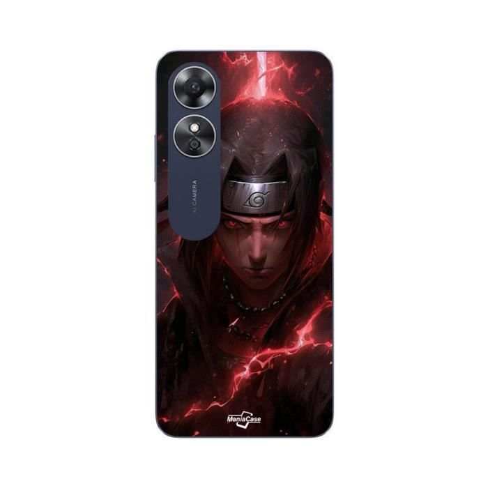 Coque Oppo A17 itachi uchiwa anime 3D fanart Maniacase
