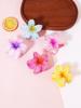 1pc Korean Flower Shaped Women's Fashionable Flower Clip, Sweet Girl's Ponytail Hair Clip Accessories Special for Real Hair Wigs