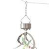Lembeauty Swivel Hooks Clips for Wind Chimes Hanging Plants Birdcage Party Ornaments S-shaped Self Rotating Bearing Hook
