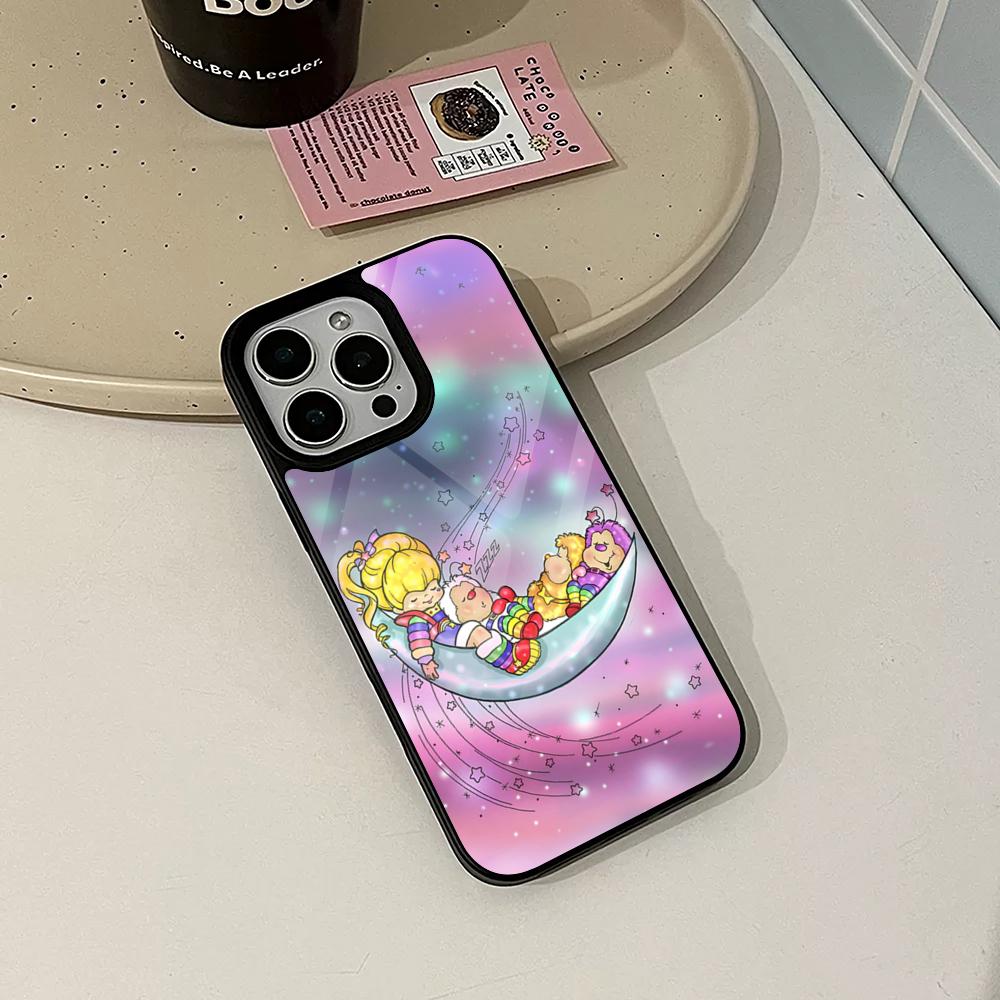 Cartoon R-Rainbow Brite Phone Case for Iphone 17 16 15 14 Air 13 12 11 Pro Max Mini Plus Fundas Shell PC+TPU Cover