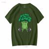 Broccoli Deadlift T Shirt Vegan Vegetarian Workout Gym Weightlifting Weightlifter Deadlifting Veggie Vegetable Vintage Washed