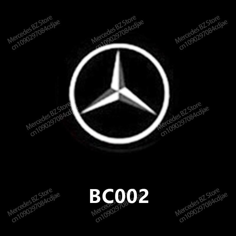 

GLC GLB 2/4P Car Door Lamp Projector Welcome Step Up Puddle Light For Mercedes Benz W166 GLE C167 B E A C Class W205 W176 W213 2pcs