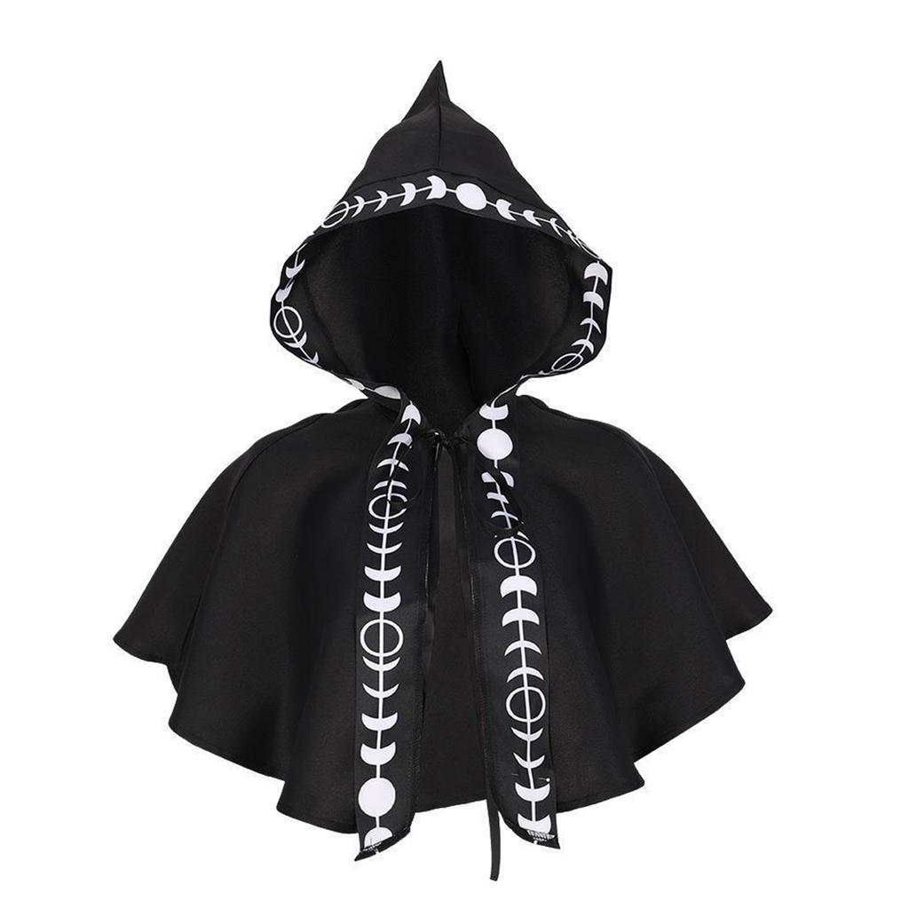 Fancy Dresses Party Wizard Witch Mantle Magician Outfit Cloak Halloween Women Men Cape Vampires Robe Cosplays Costumes