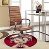 1pc Jujutsu Kaisen Satoru Gojo Anime Design Round Carpet - Office Chair Mat, Non-Slip Rug for Home Decor