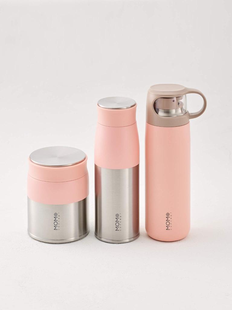 MOMO CONCEPT Lupin Tumbler, Vacuum Insulated, Lightweight, 400ml, Pink, 01002-29007
