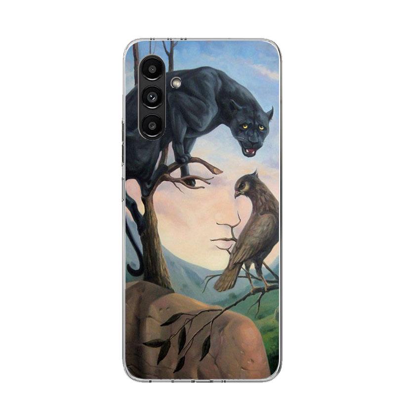 Salvador Dali Art Phone Case For Samsung Galaxy A13 A14 A15 A16 A17 A53 A54 A55 A56 A33 A34 A35 A36 A23 A24 A25 A26 A05S A04S Ga