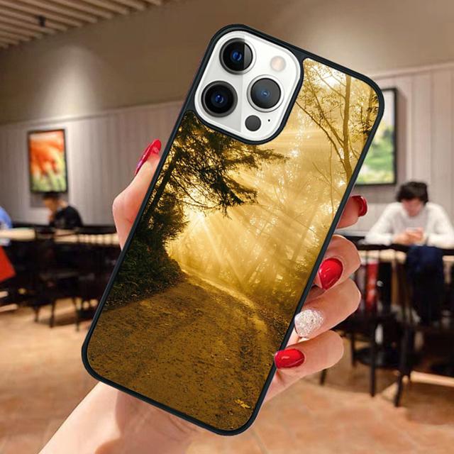 Beautiful Nature Forest Tree Phone Case For iPhone 17 Air 13 12 14 15 16  Cover For Apple Pro Max Plus Shell